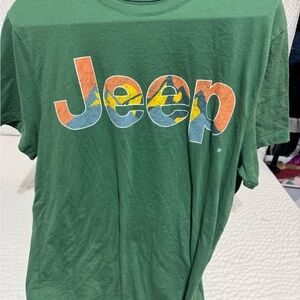 Goodfellow & Co Green Jeep Logo Tee